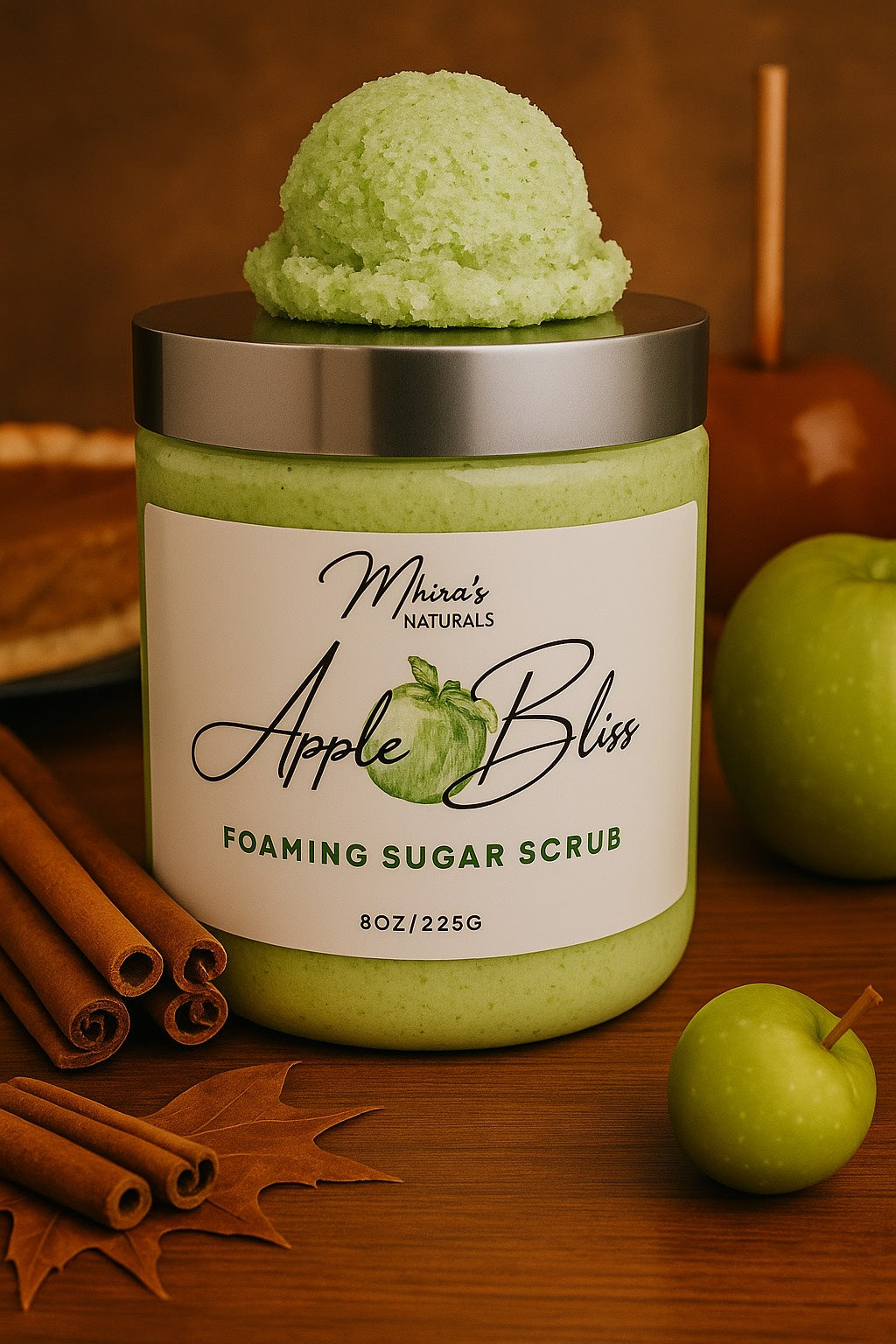 Apple Bliss Foaming Sugar Scrub