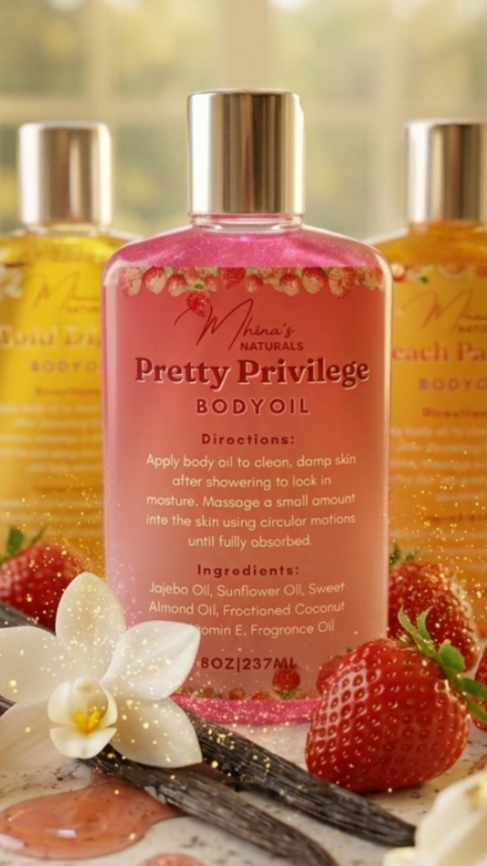 Pretty Privilege Shimmer Body Oil